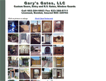 Tablet Screenshot of garysgates.com
